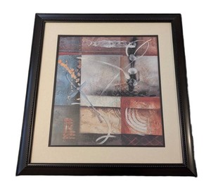 LL - Abstract Art Print - Framed Geometric Wall Art