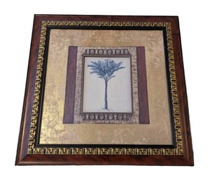LL - Palm Print - Framed Botanical Artwork