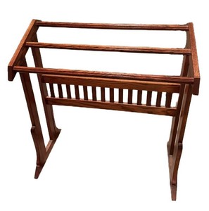 Wooden Quilt Rack - Freestanding Quilt Stand