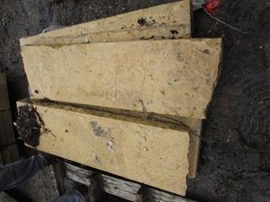 Sandstone, Four Pieces 41 x 12 x ...