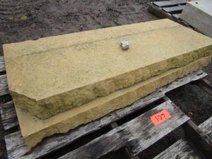 Sandstone, Two Pieces 48 x 18 x 3...
