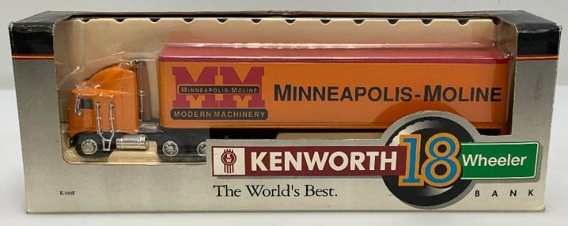 Collectible Spec Cast Brand 164 Scale Die-Cast Minneapolis-Moline Transporter Semi Truck Hauler In Original Box (NEW Old Stock)