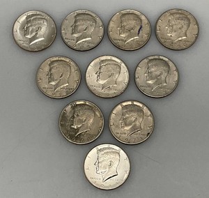 Misc. Kennedy Half Dollars Including 1970s And More
