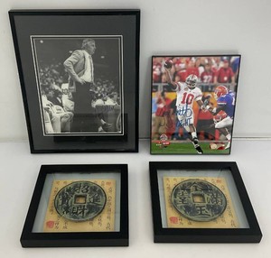 Misc. Framed Items Some Autographed Photos