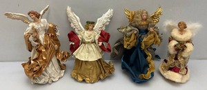 Group Of Misc. Vintage Christmas Angels Including Clothtique And More