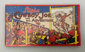 1980s Flipix COWBOY JOE Flip Book 2.75 x 5