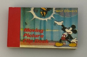 1980s Walt Disney Donald Duck & Mickey Mouse Double Sided Flip Book  1 34 x 2 78