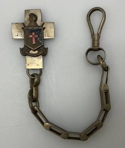 Antique Masonic Knights Templar Belt Sword Hanger
