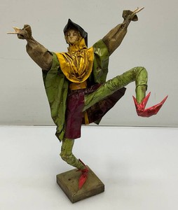 Vintage RARE Paper Mache Theatrical Jester Sculpture 15 As Seen