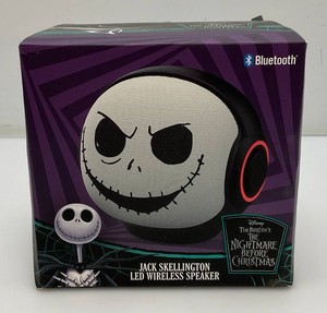 Tim Burtons Nightmare before Christmas Jack Skellington Led Wireless Speaker (New Old Stock)
