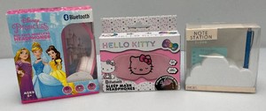 Misc. Bluetooth Headphone Sets Including Hello Kitty, Princess And More (All New Old Stock)