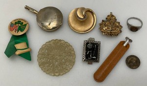 Misc. Vintage Ornate Brooch, Pendant, Ring And More