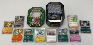 Misc. Unsorted POKEMON Cards In Pokemon Tin