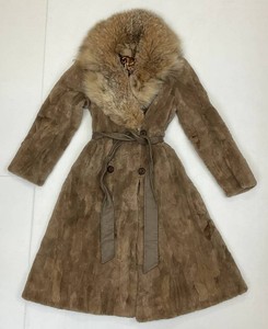 1940s - 70s ROY H BJORKMAN Full Length Fur Coat Size Med