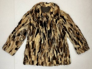 1960s Phillip Reiner Calico Mink Jacket Size Med-Large