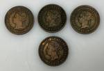 1882, 1884 &amp; 1888 Canada One Cent Queen Victoria Coins Great Condition