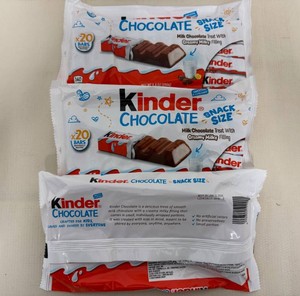 3x 20bars Kinder Chocolate-Snack Size