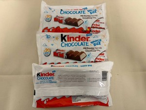 3x 20bars Kinder Chocolate-Snack Size