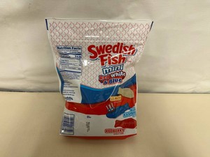 1lb 12oz bag Swedish Fish-Red White Blue-12027