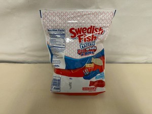 1lb 12oz bag Swedish Fish-Red White Blue-12028