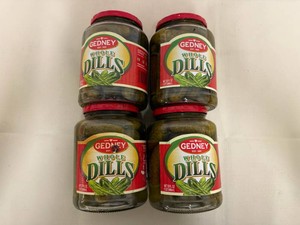 4x 32oz Gedney Whole Dills