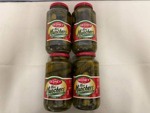 4x 32oz Gedney Mini Munchers Dills