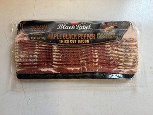 EE. 4x 12oz Maple Black Pepper Thick Cut Bacon