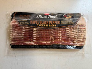 EE. 4x 12oz Maple Black Pepper Thick Cut Bacon