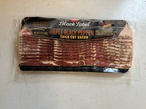 EE. 4x 12oz Maple Black Pepper Thick Cut Bacon