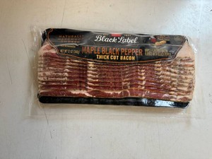 EE. 4x 12oz Maple Black Pepper Thick Cut Bacon