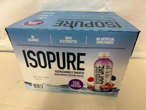 12x 20oz Isopure Protein Water-Mixed Berry