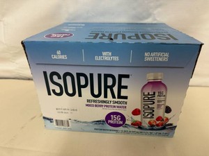 12x 20oz Isopure Protein Water-Mixed Berry