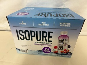 12x 20oz Isopure Protein Water-Mixed Berry