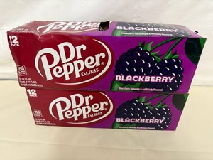2x 12pk Dr. Pepper-Blackberry