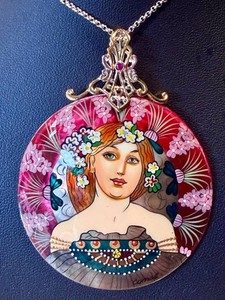 Shell Pendant - Gems En Vogue Hand Painted Limited Edition 21662200