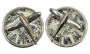 Novelty Airplane Clip-On Earrings Pair