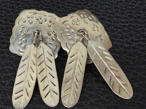 Vintage Sterling Silver Taxco Earrings - Hallmark TM-212