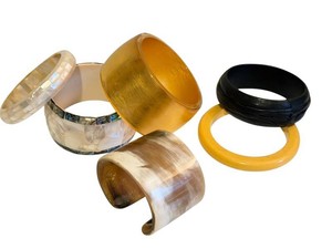 Bracelets - Assorted Statement Bangles & Cuff Mixed Lot (Lot of 6)