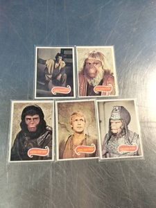Vintage 1975 Topps  APJAC Planet of the Apes trading cards
