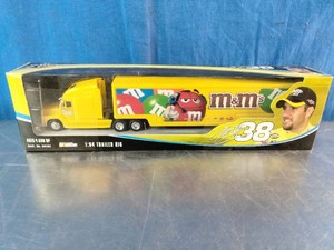 Winners Circle 164 scale NASCAR diecast trailer rig featuring Elliott Sadlers #38 M&Ms racing team