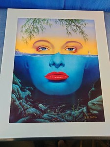 Island Girl by the renowned American artist Jim Warren