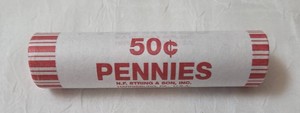 Roll of Pennies  - Unsearched