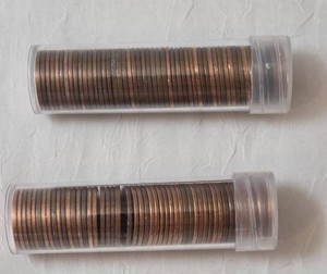 2 Rolls of Lincoln Pennies.&nbsp Unsearched