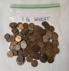 1 pound of Wheat Cents - Mixed Dates
