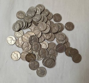 Bag of Jefferson Nickels Mixed Dates