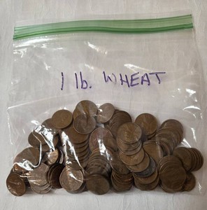 1 pound of Wheat Cents - Mixed Dates