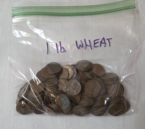 1 pound of Wheat Cents - Mixed Dates