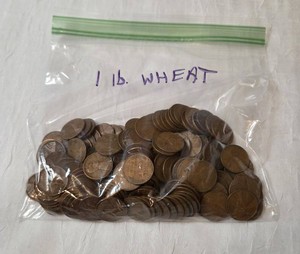 1 pound of Wheat Cents - Mixed Dates