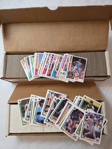 1984 Topps Baseball Cards,1990-1991 Upper Deck Baseball Cards. 2 Boxes unsearched. 1400  cards- very collectible