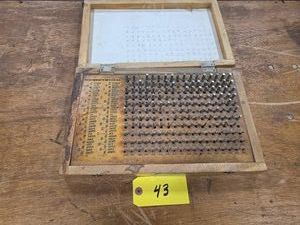 Plug Gage Set, .061-.250, M1 Plus...